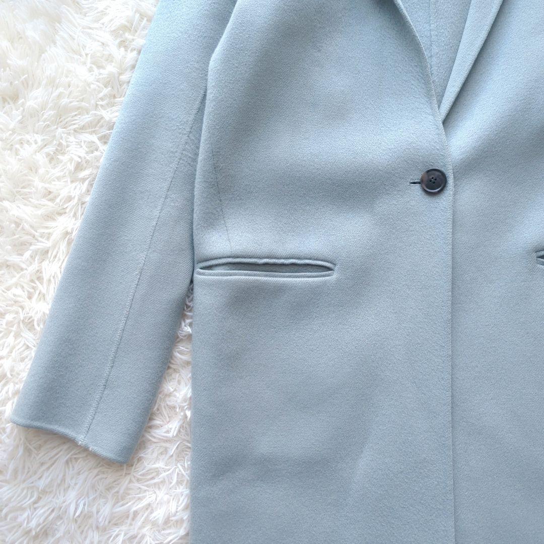 近年✨️セオリー チェスターコート ダブルフェイス カシミヤ サイズＳ