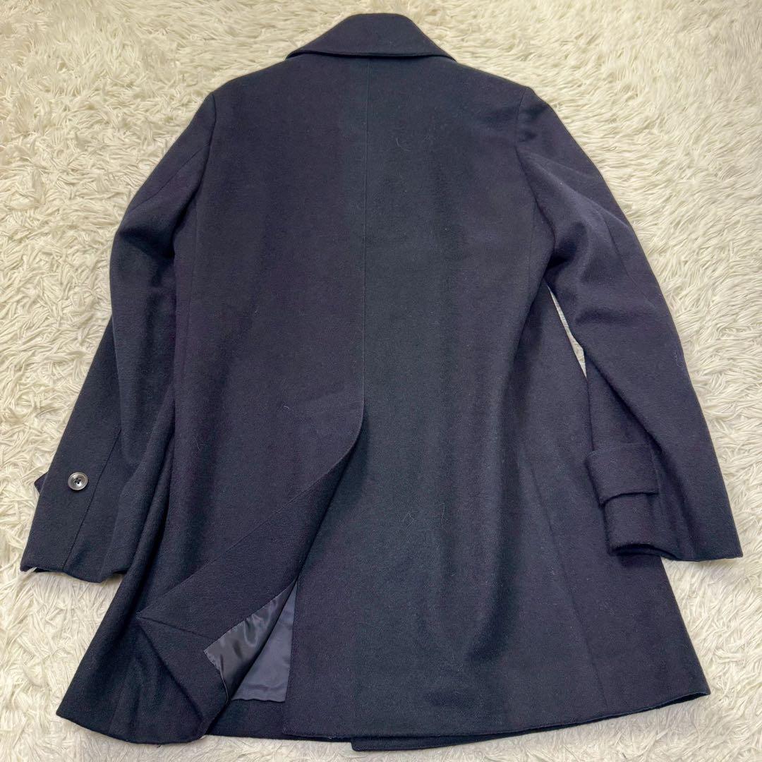 未使用級✨トゥモローランドピルグリム カシミヤ ネイビー ダブルチェスターコート