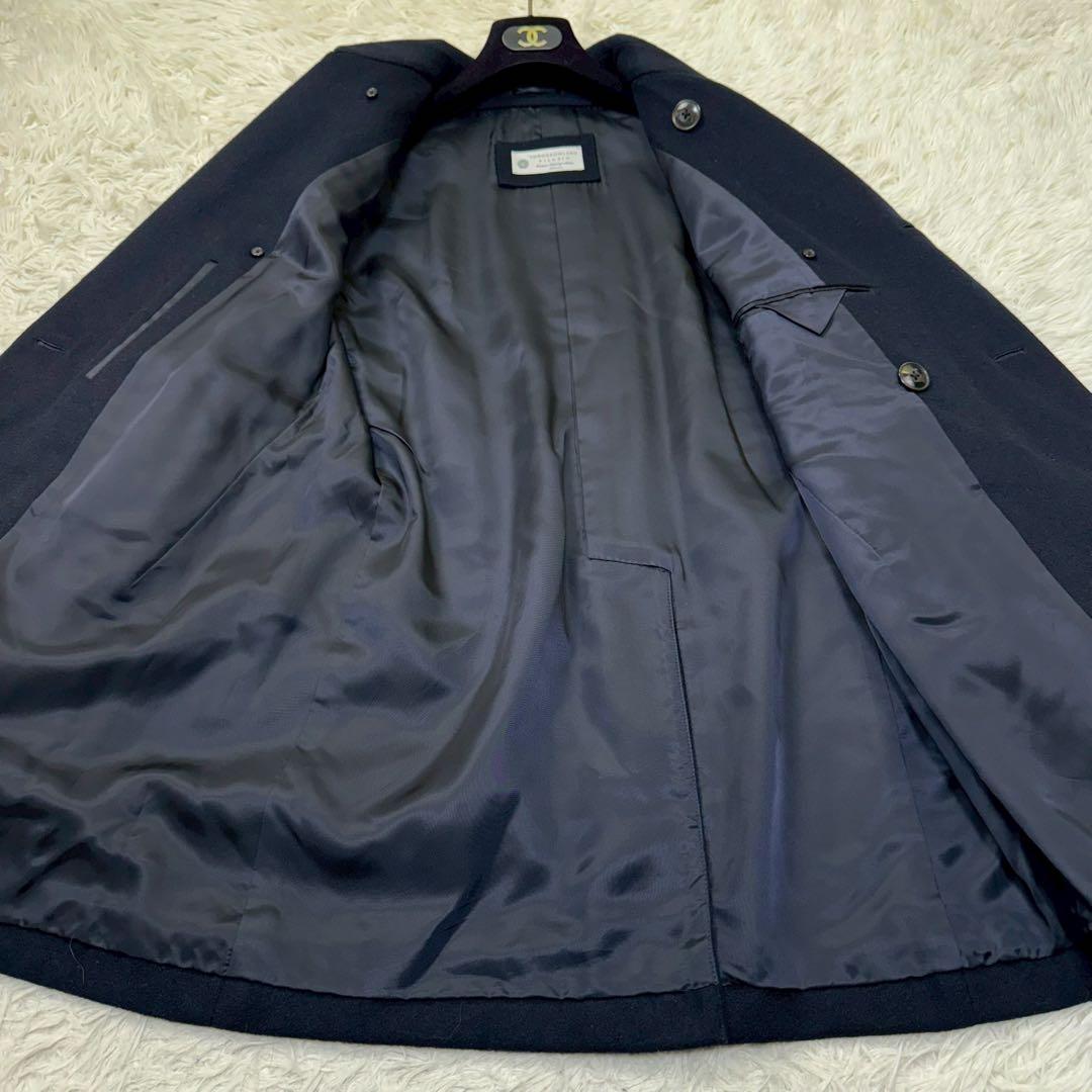 未使用級✨トゥモローランドピルグリム カシミヤ ネイビー ダブルチェスターコート