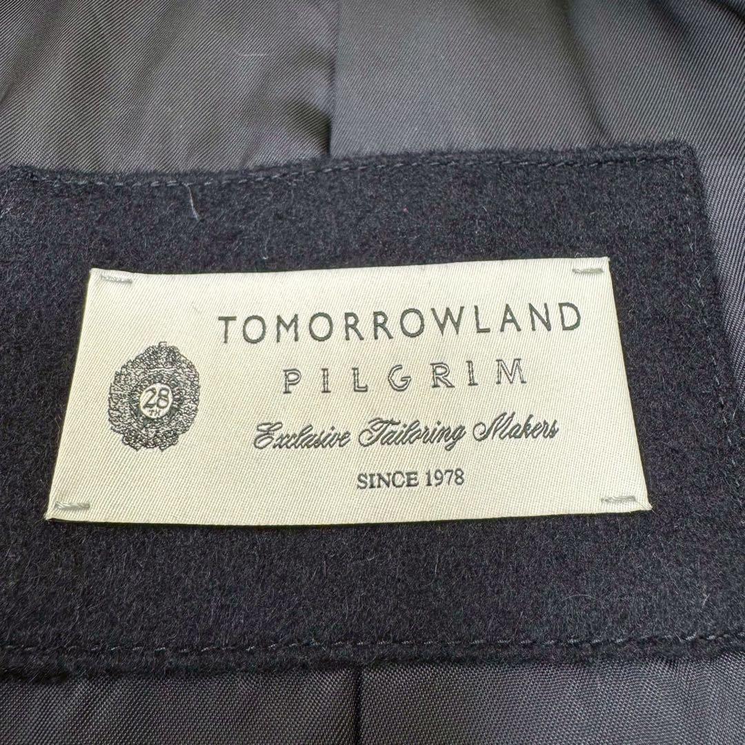 未使用級✨トゥモローランドピルグリム カシミヤ ネイビー ダブルチェスターコート