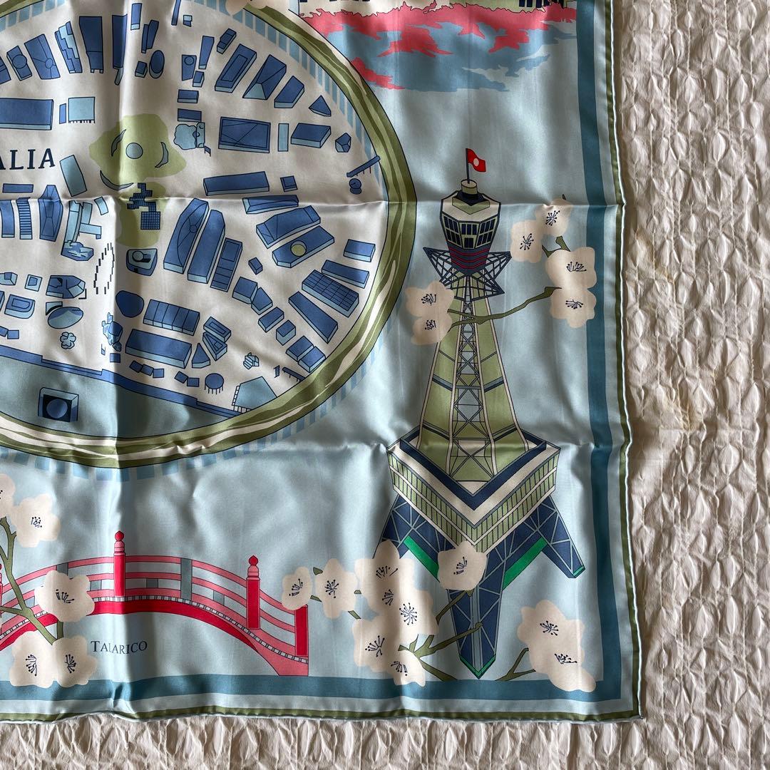 プレミア物！大阪関西万博2025 イタリア館　限定スカーフ　タラリコ