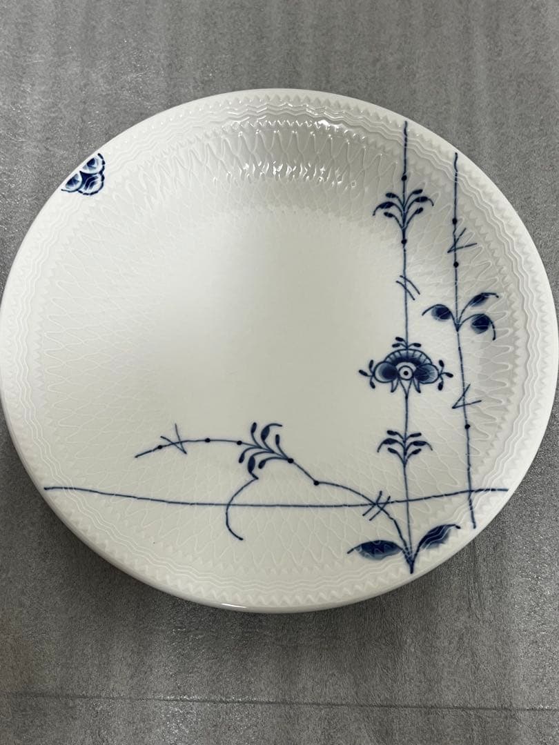 ★美品未使用★ロイヤルコペンハーゲン ブルーパルメッテ プレート 20cm 5枚