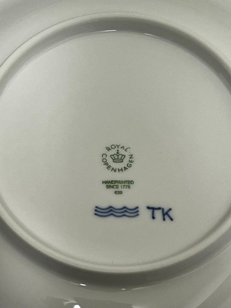 ★美品未使用★ロイヤルコペンハーゲン ブルーパルメッテ プレート 20cm 5枚