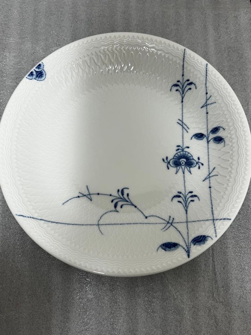 ★美品未使用★ロイヤルコペンハーゲン ブルーパルメッテ プレート 20cm 5枚