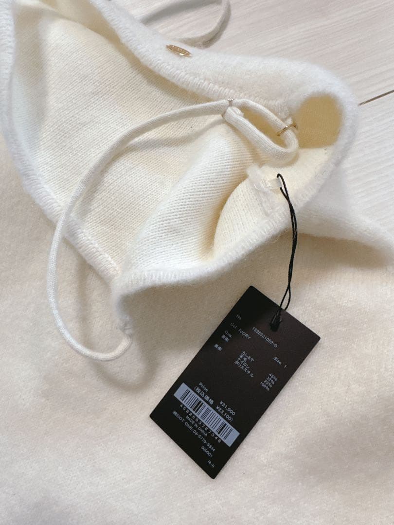 anuans アニュアンス カシミヤブレンドキャミソールニットワンピース 新品