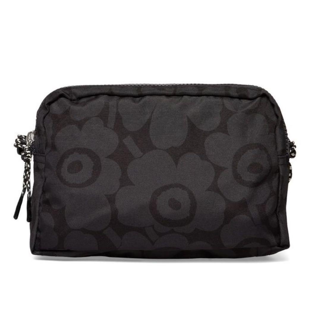 marimekko kioski ブラックショルダーバッグ
