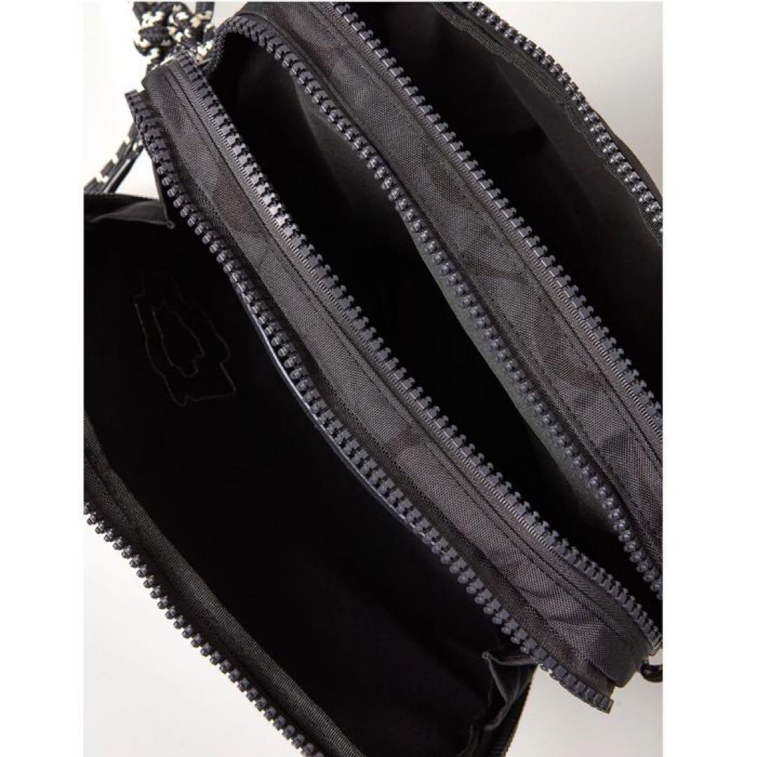 marimekko kioski ブラックショルダーバッグ