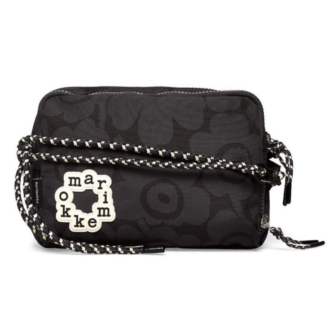 marimekko kioski ブラックショルダーバッグ