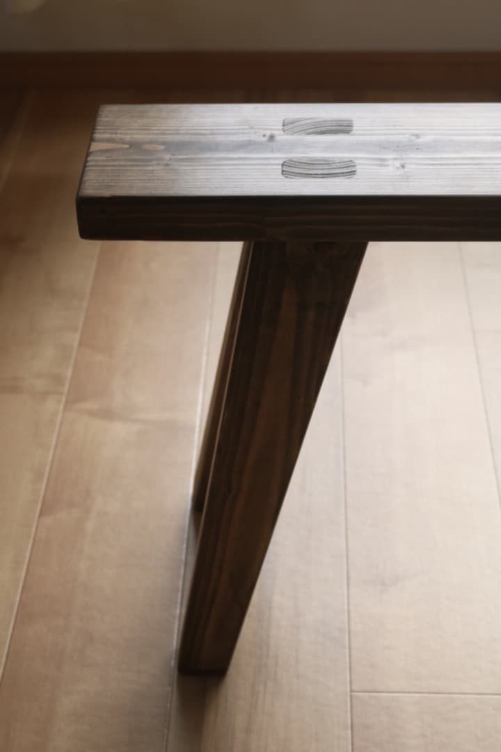 〆1/31 WHITE_WOOD_BENCH #3