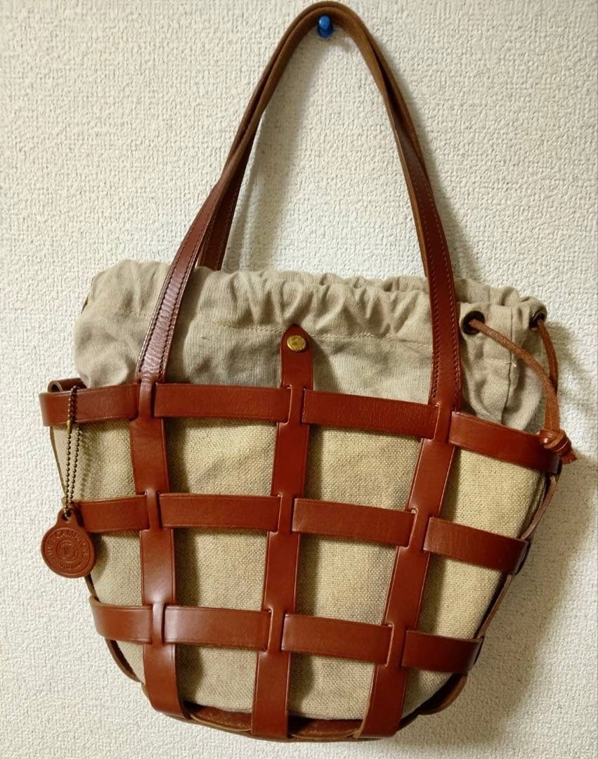 ジャストカンパーニュ　トートバッグ　かごバッグ　バスケット