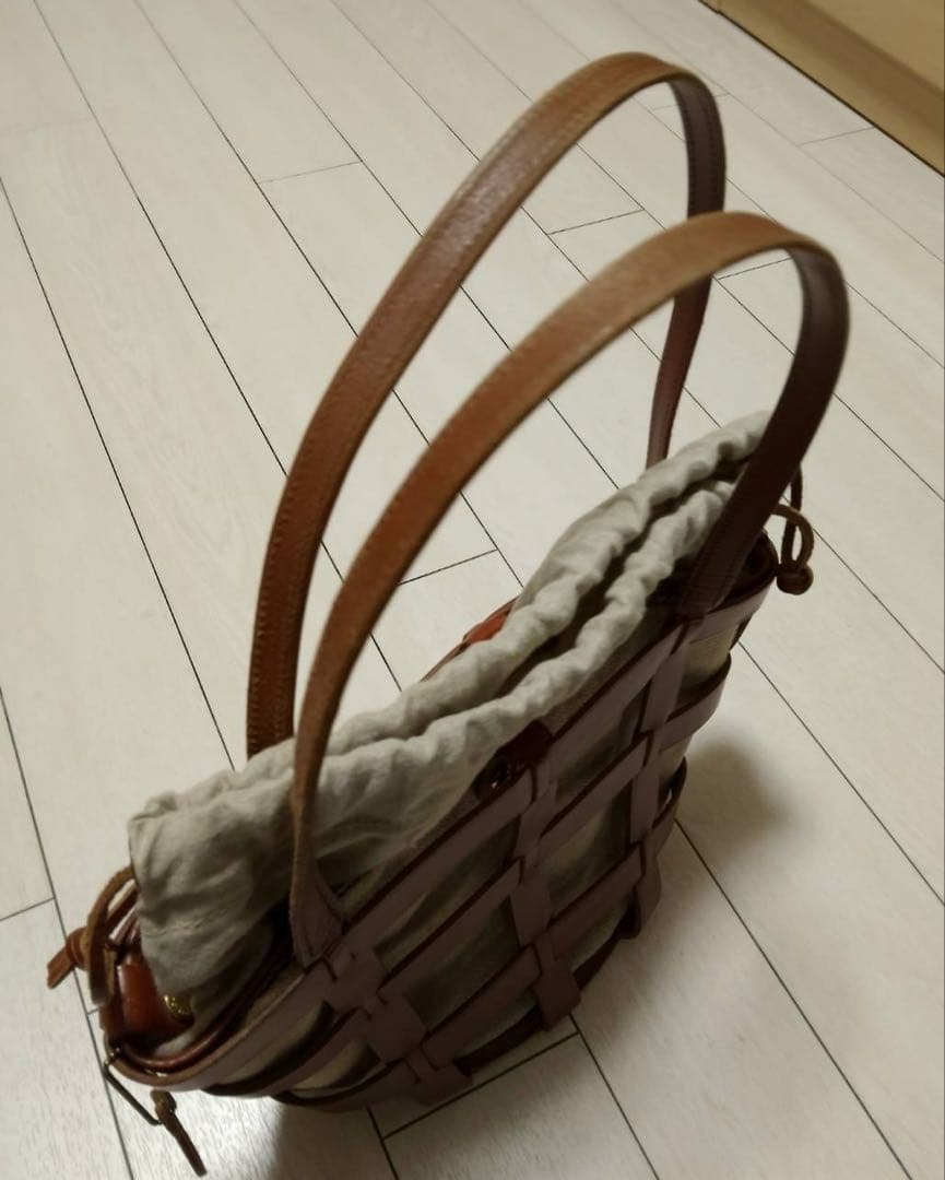 ジャストカンパーニュ　トートバッグ　かごバッグ　バスケット