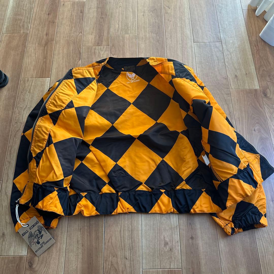 G-1 ラインクルーマンジャケット オレンジ Mサイズ