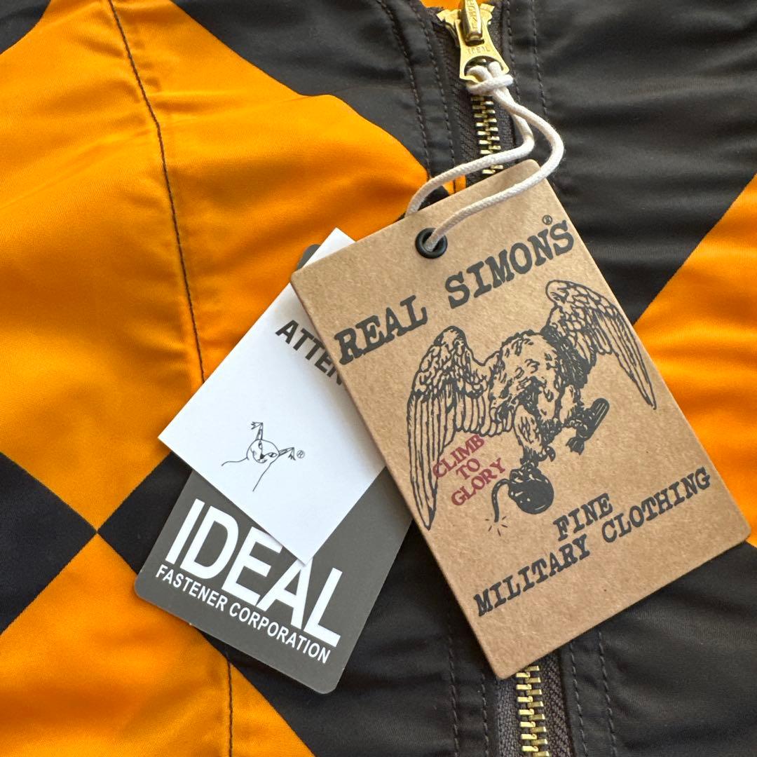 G-1 ラインクルーマンジャケット オレンジ Mサイズ