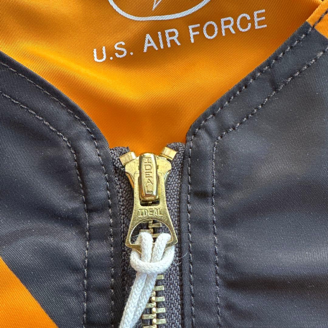 G-1 ラインクルーマンジャケット オレンジ Mサイズ