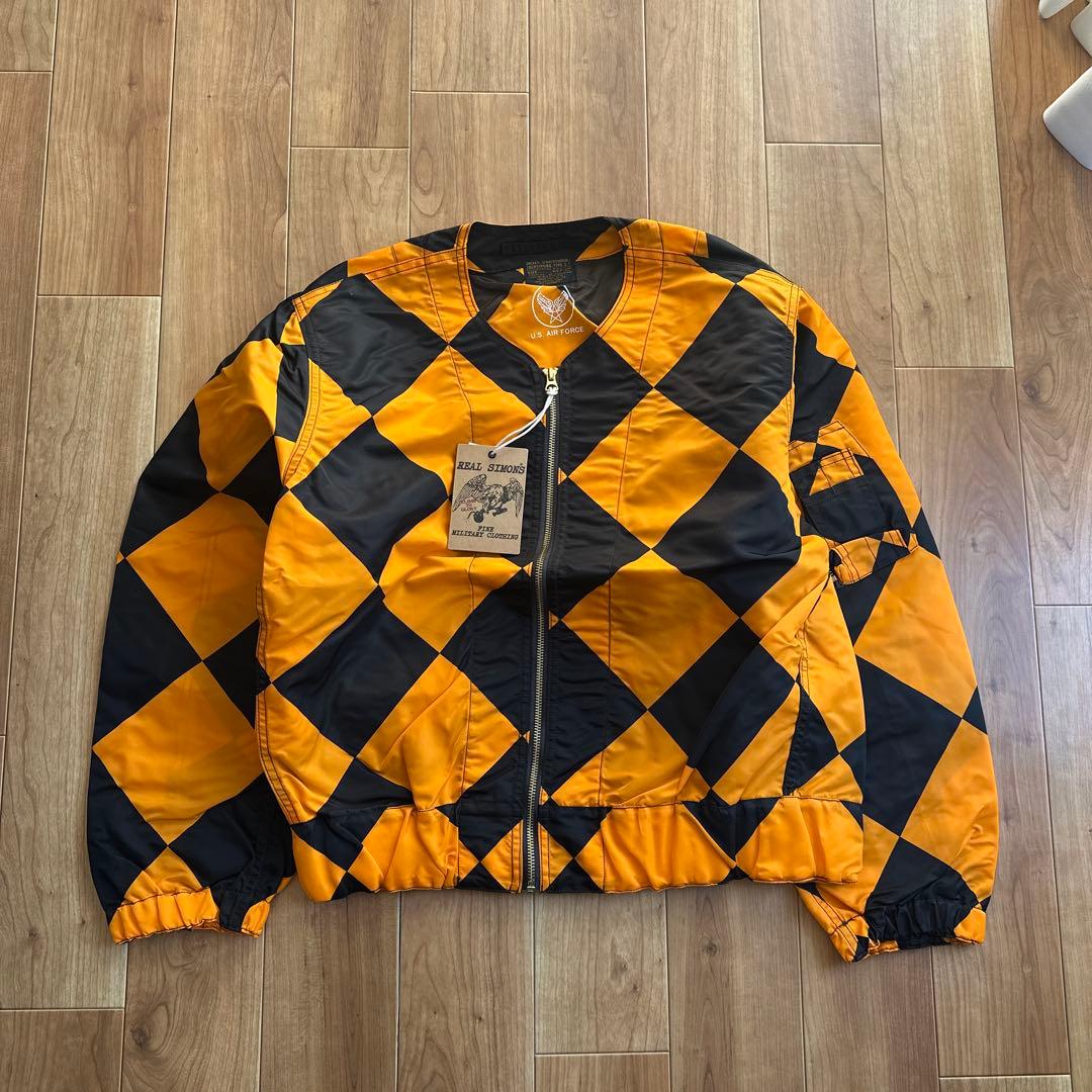 G-1 ラインクルーマンジャケット オレンジ Mサイズ