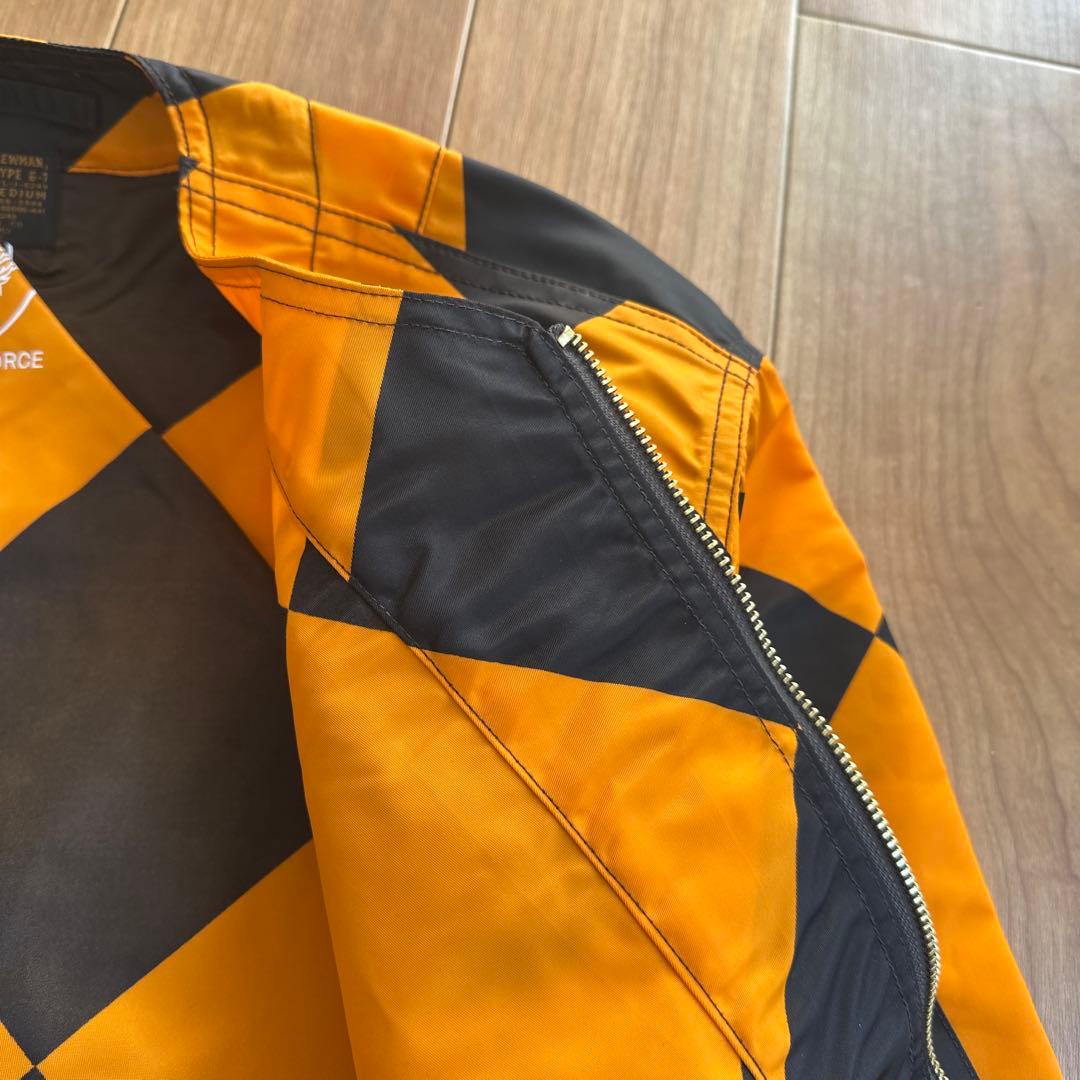 G-1 ラインクルーマンジャケット オレンジ Mサイズ