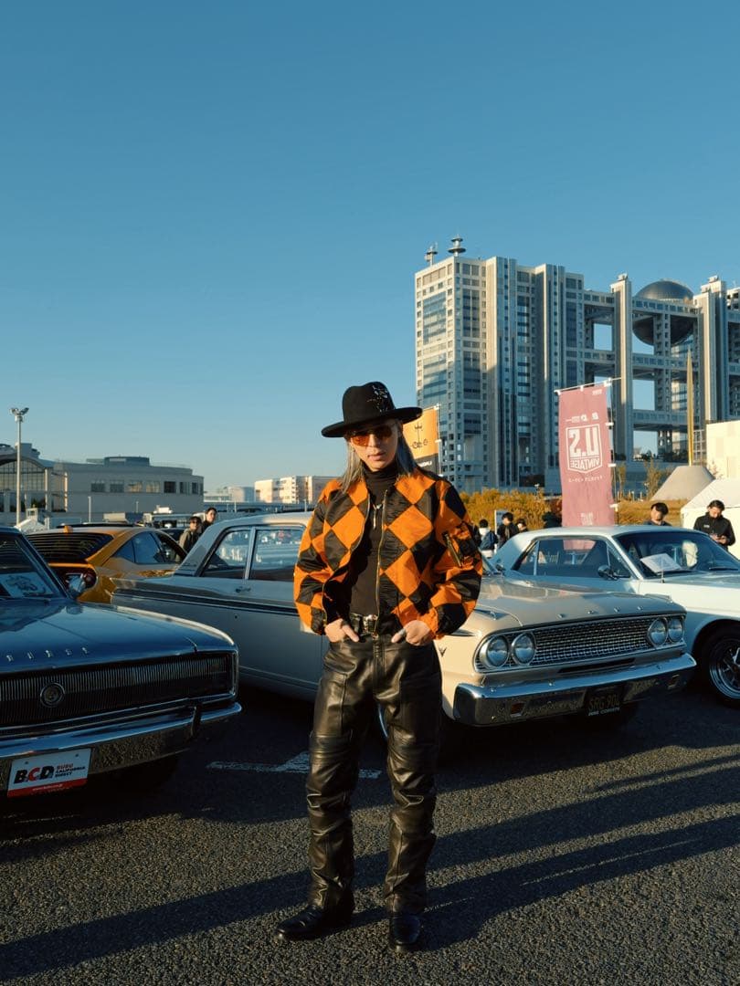 G-1 ラインクルーマンジャケット オレンジ Mサイズ