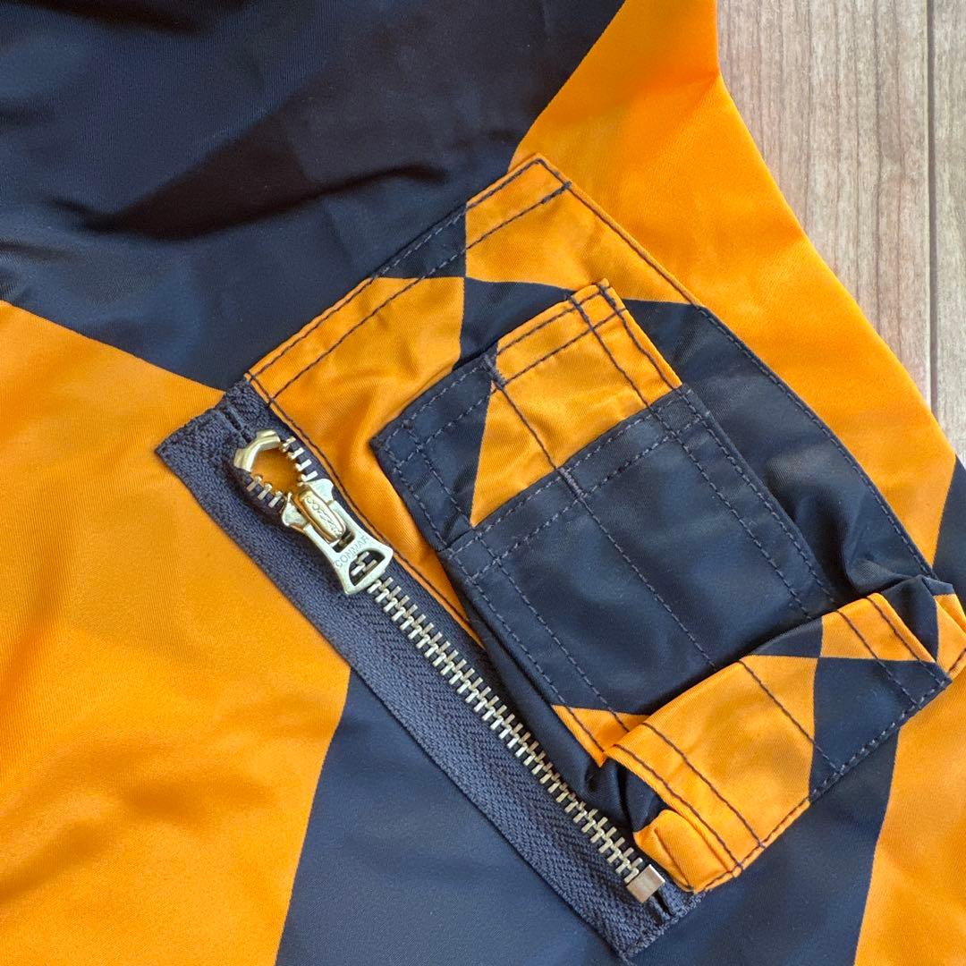 G-1 ラインクルーマンジャケット オレンジ Mサイズ