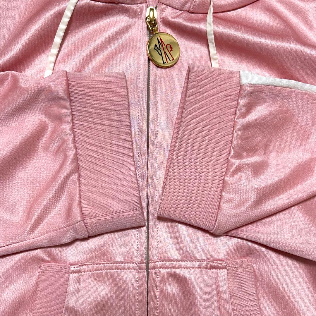 MONCLER モンクレール ピンク ジップアップパーカー トラックジャケット