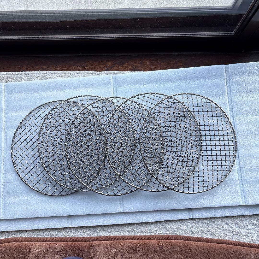 ステンレス焼き網28センチ５枚