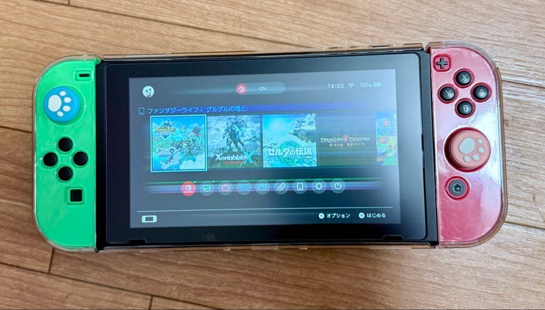 ニンテンドースイッチ ネオングリーン レッド