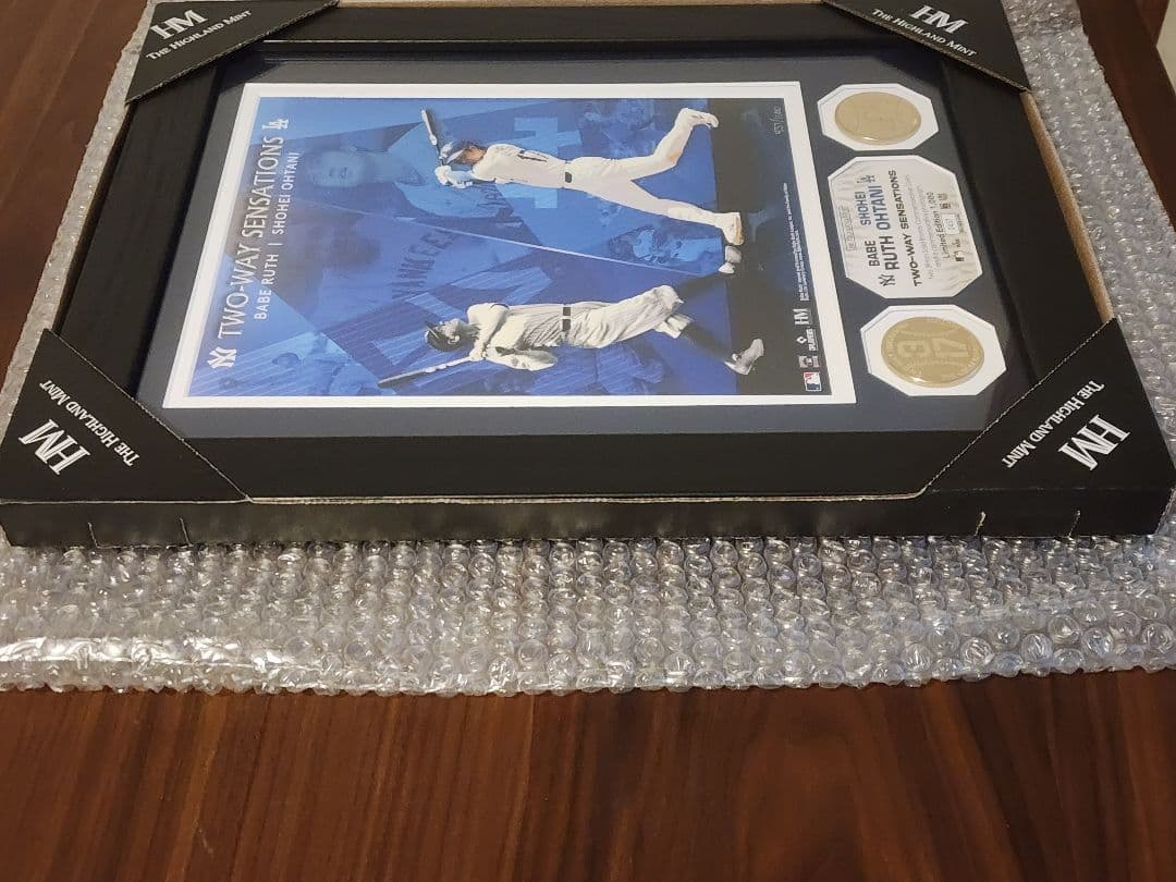 大谷翔平＆ベーブ・ルース レジェンドコラボダブルフォトミント