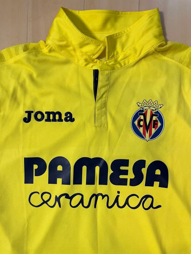 カルロス・バッカ、元コロンビア代表、サイン入り ビジャ・レアル時代のユニホーム