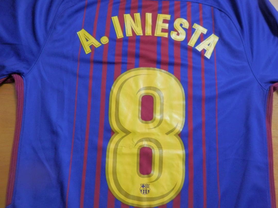 【NEW】【イニエスタ】【La Ligaパッチ付】バルセロナ(2017/18)