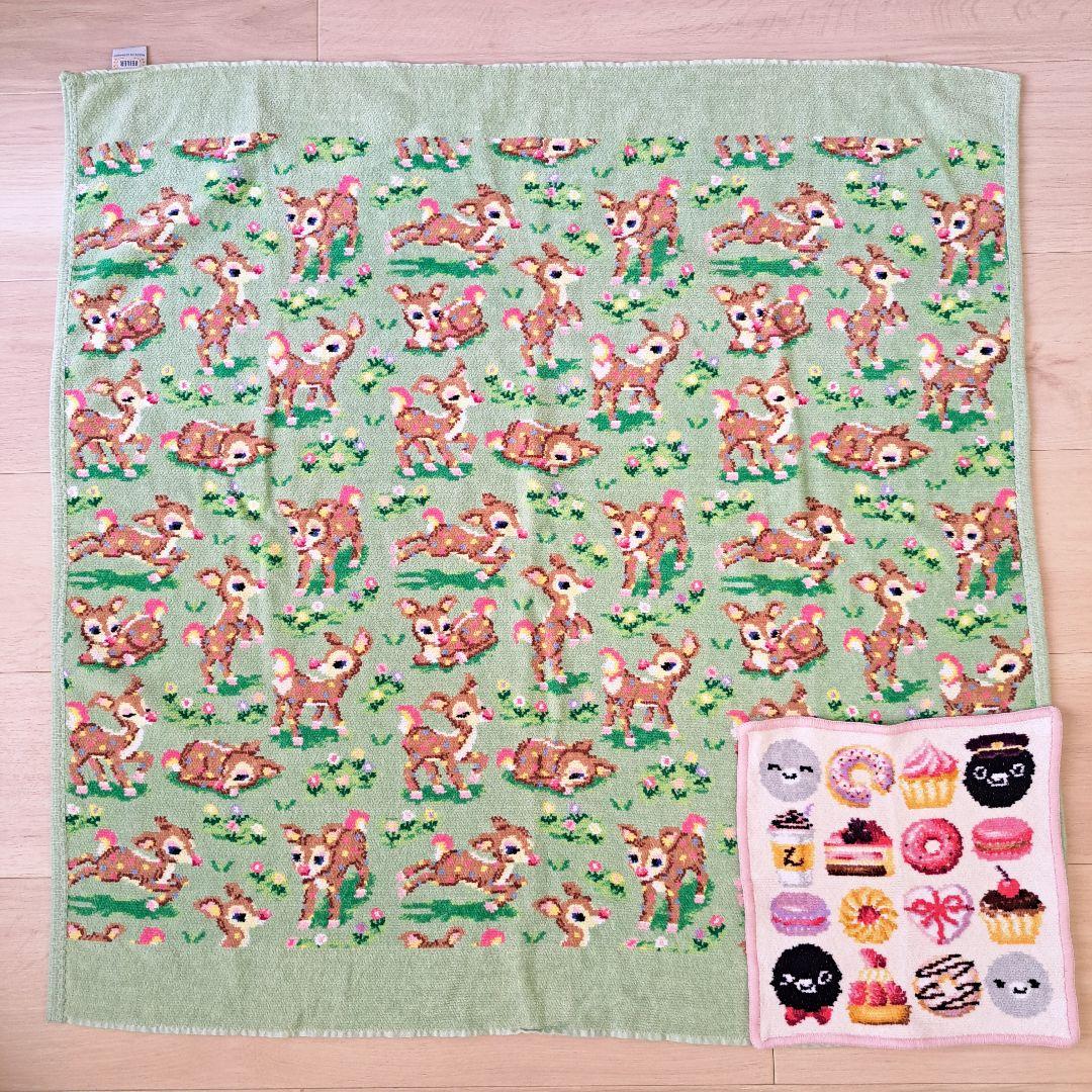 FEILER プティバス　おくるみ　ツンツンバンビーノ　ペールグリーン