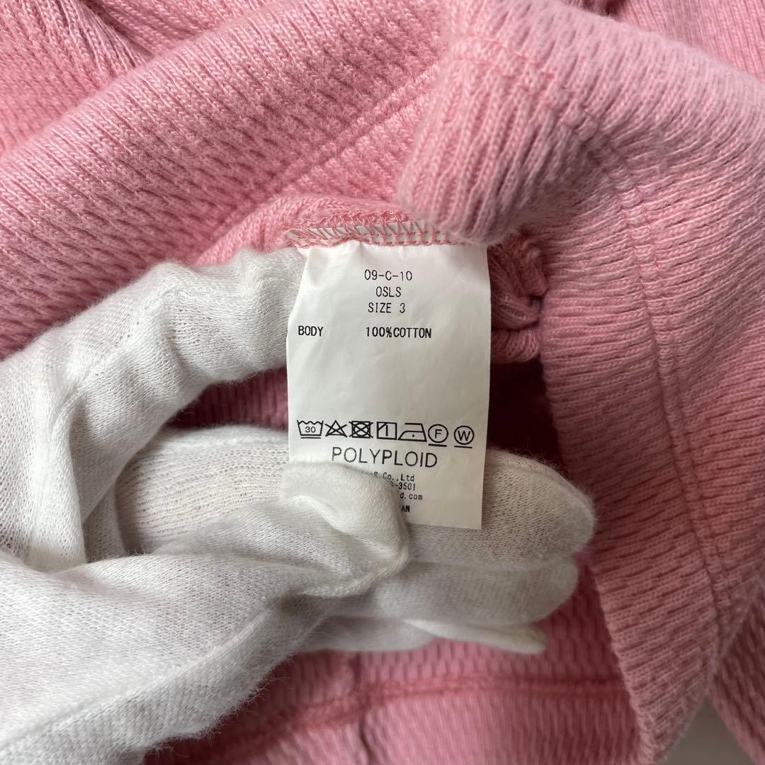 トップス POLYPLOID 24SS Oversize Longsleeve #C