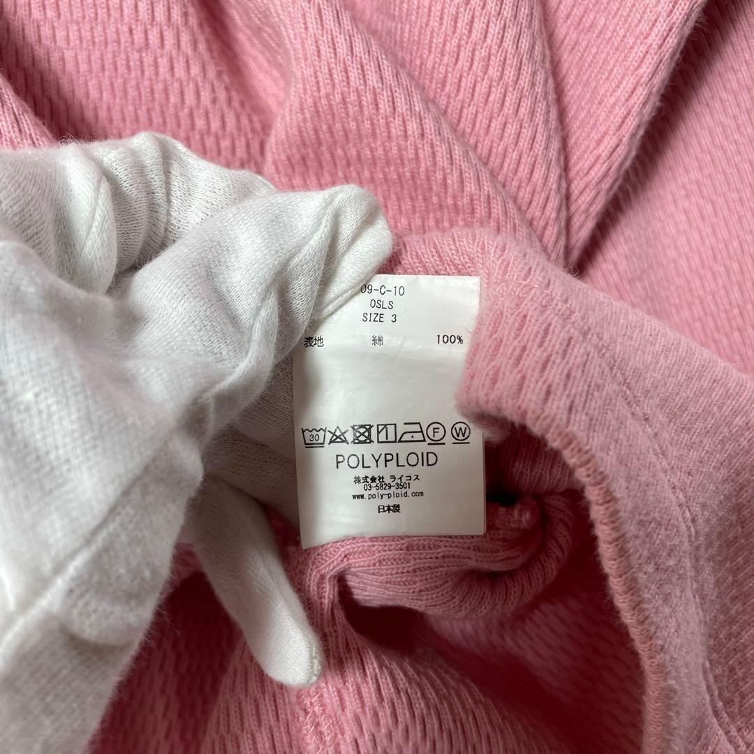 トップス POLYPLOID 24SS Oversize Longsleeve #C