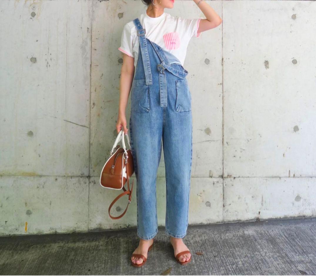 【新品未使用】LINKABLE リンカブル　デニムサロペット オーバーオール