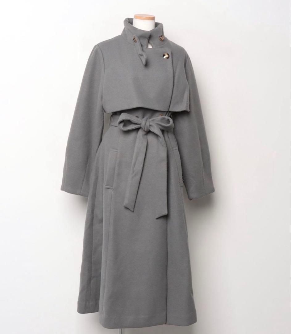 dazzlin 2wayカラーレディコート チャコールグレー Mサイズ 極美品♪