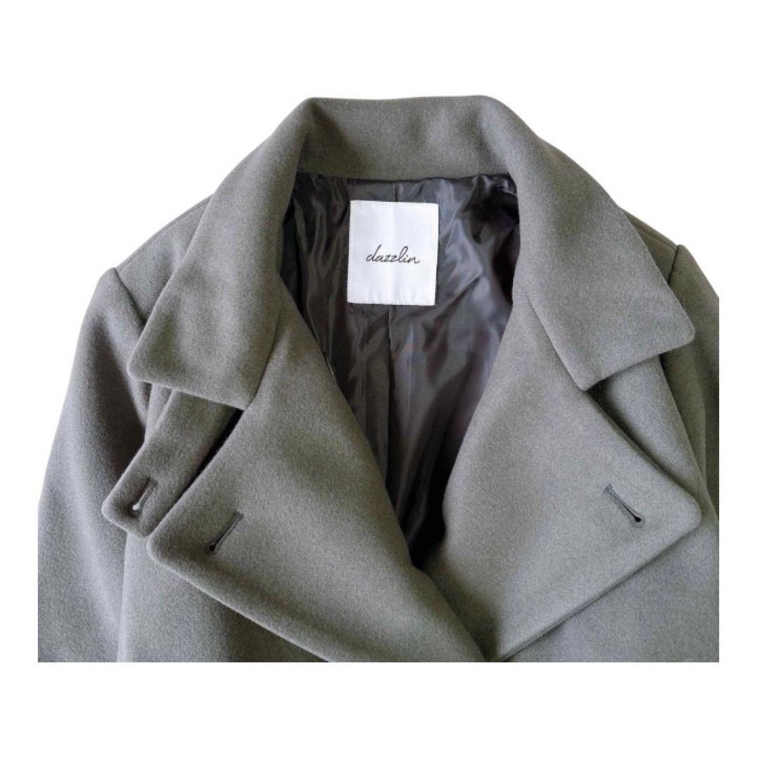 dazzlin 2wayカラーレディコート チャコールグレー Mサイズ 極美品♪