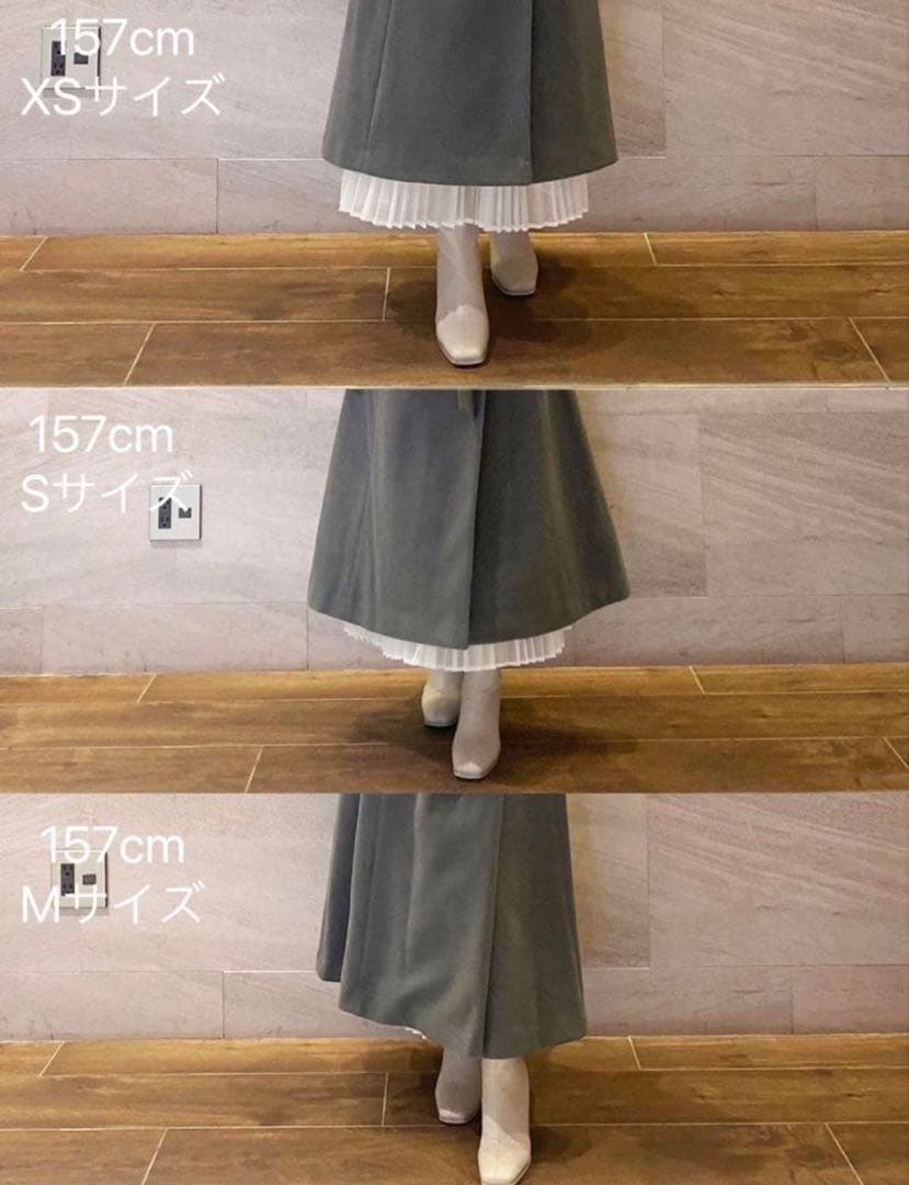 dazzlin 2wayカラーレディコート チャコールグレー Mサイズ 極美品♪