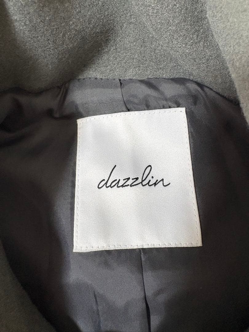 dazzlin 2wayカラーレディコート チャコールグレー Mサイズ 極美品♪