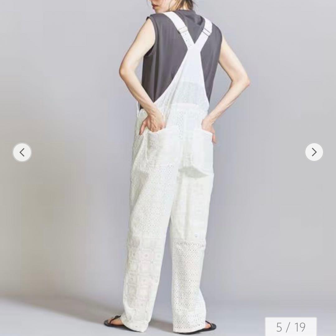 dahl'ia beauty&youth レースサロペット　レースオーバーオール