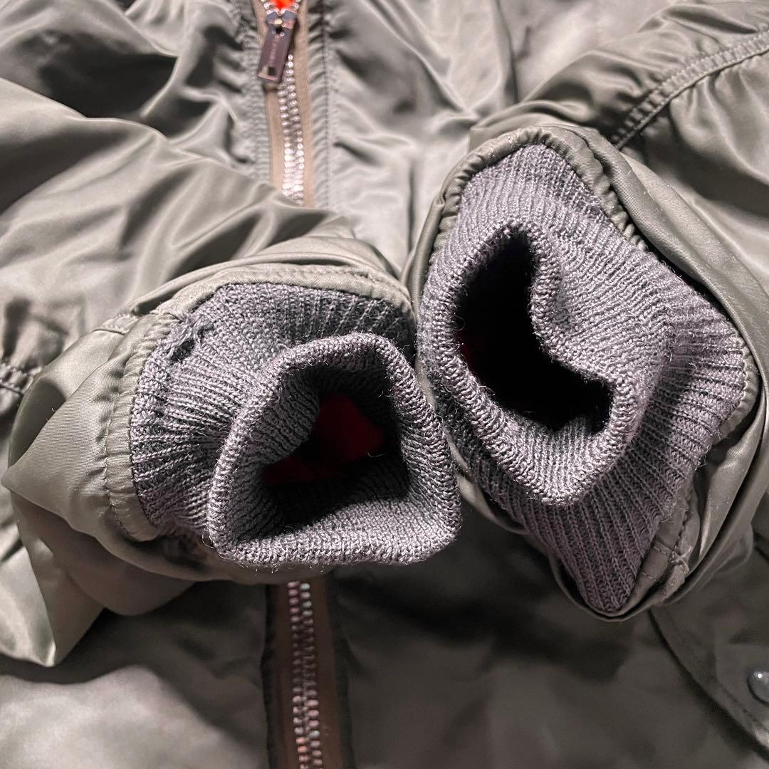 【激渋美品70s アルファ社製米軍実物MA-1 scovill gripper】