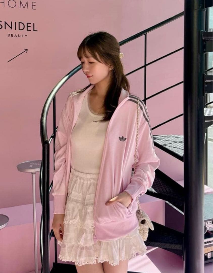 ADIDAS SNIDEL ファイヤーバードトラックジャケットベロア 3XL