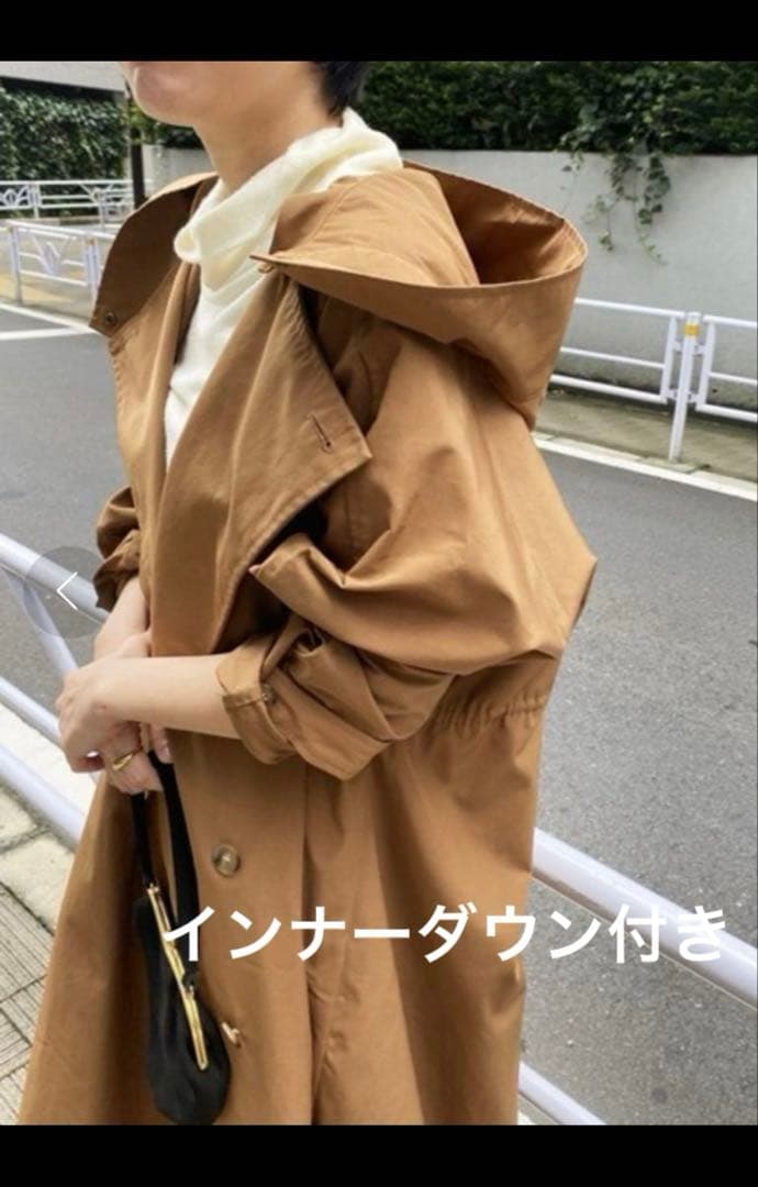 VACHEMENT トレンチロングコート(インナーダウン付き)