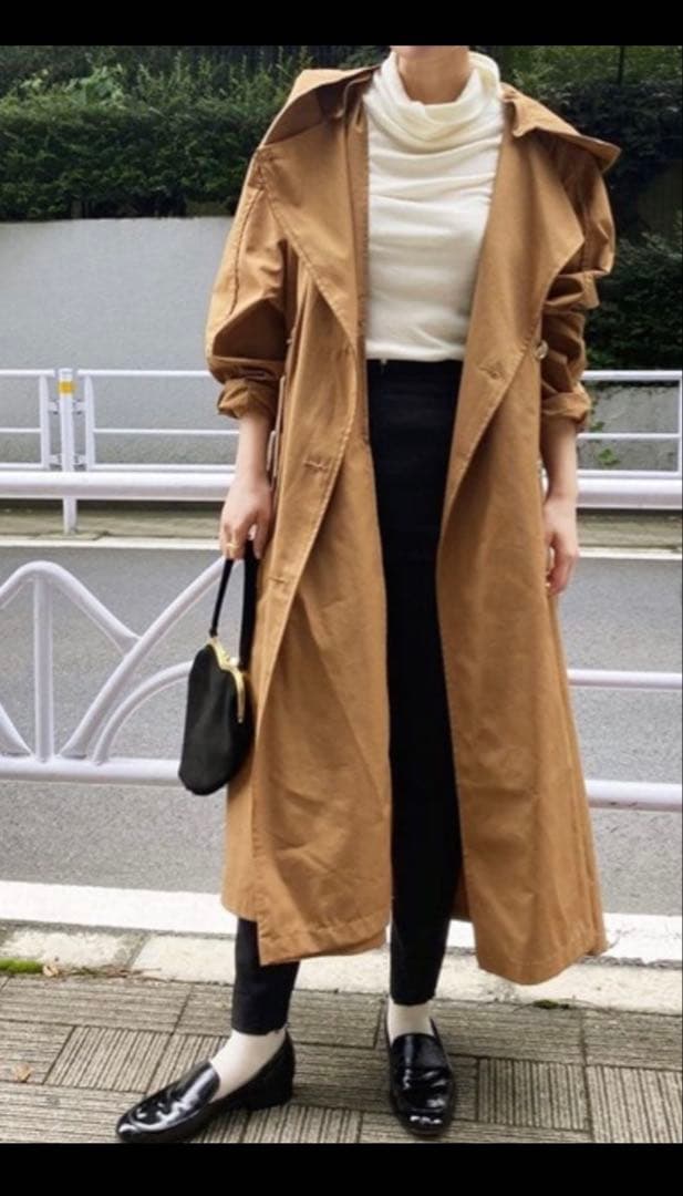 VACHEMENT トレンチロングコート(インナーダウン付き)