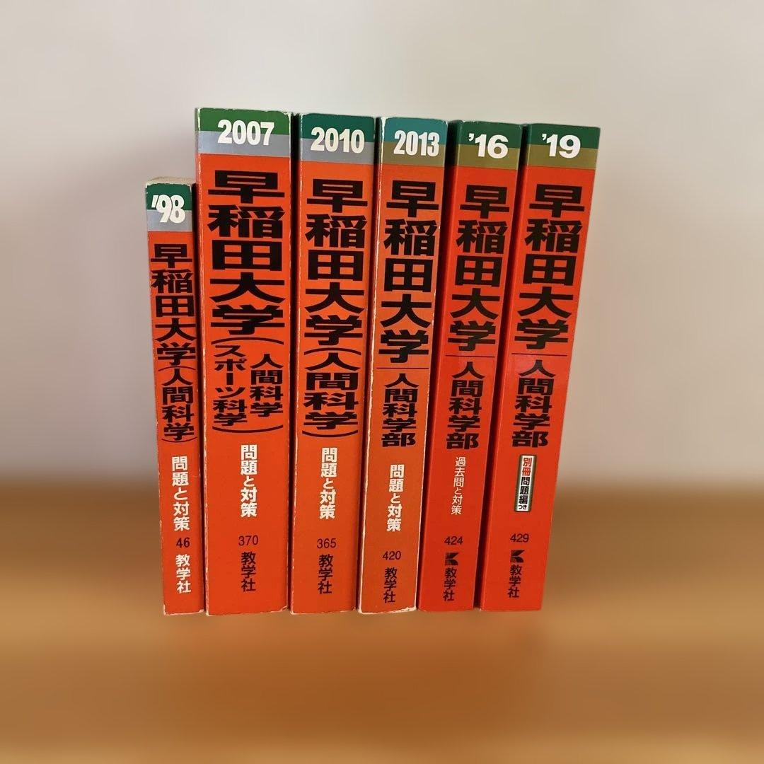 早稲田大学人間科学部98年度〜2019年度