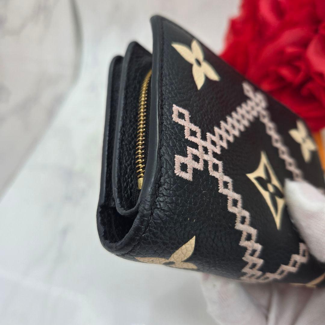 ルイヴィトン ポルトフォイユ クレア モノグラム アンプラント 折り財布 財布