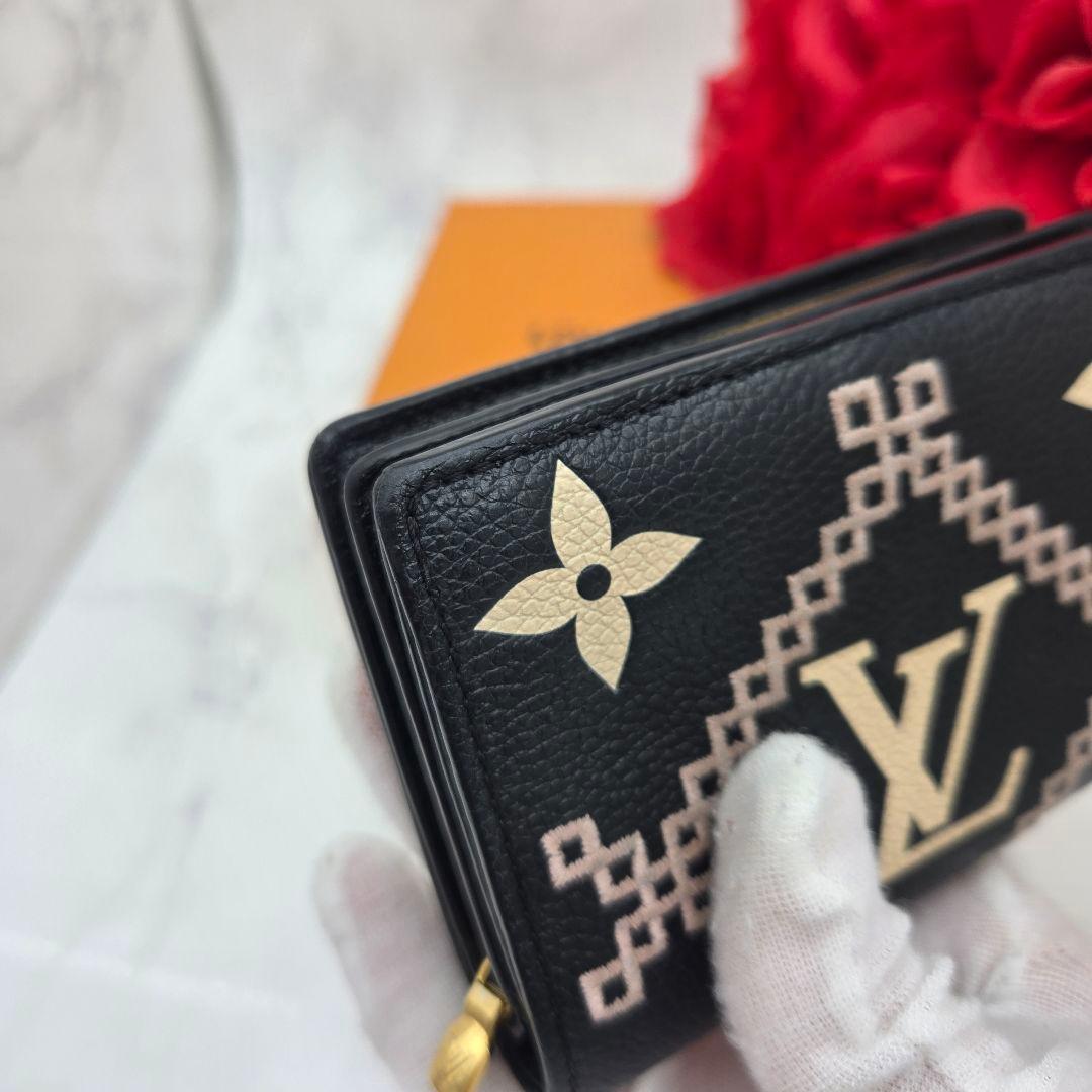 ルイヴィトン ポルトフォイユ クレア モノグラム アンプラント 折り財布 財布