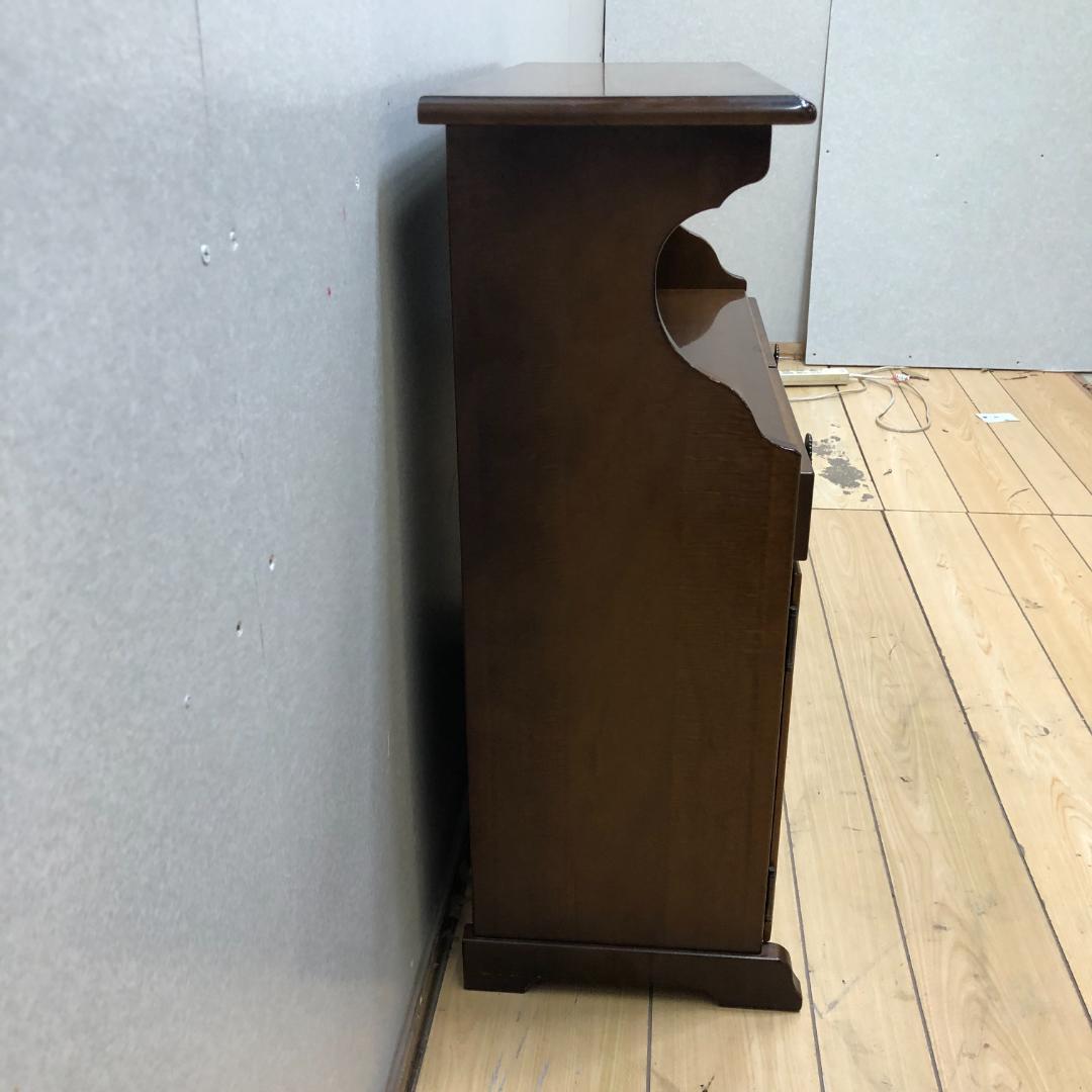 送料無料 希少 カリモク　サイドチェスト　レトロ　コロニアル　250710-2