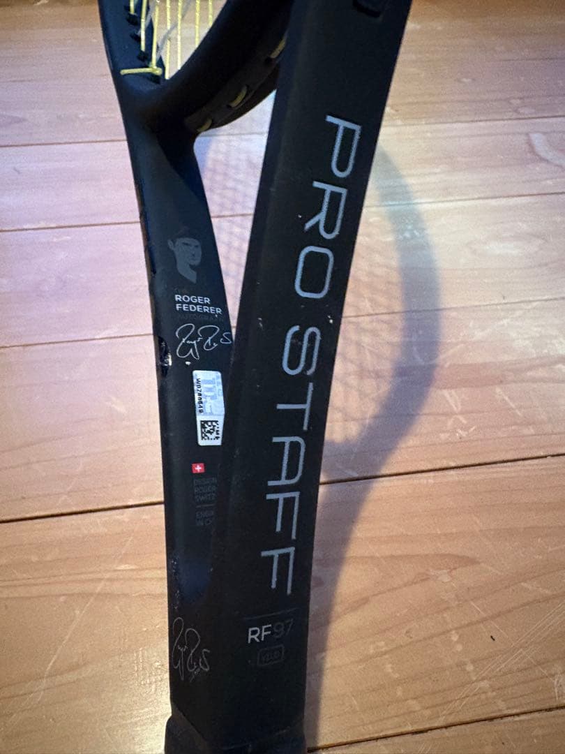 Wilson PRO STAFF RF97 フェデラーモデル＋黒テニスバッグ