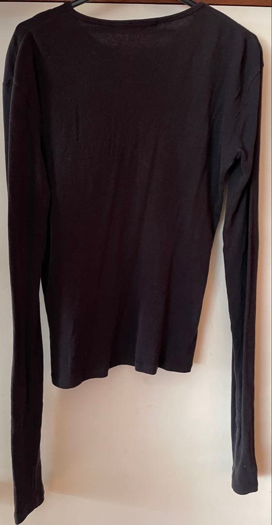 アンドゥムルメステール　ヘンリーカットソー黒