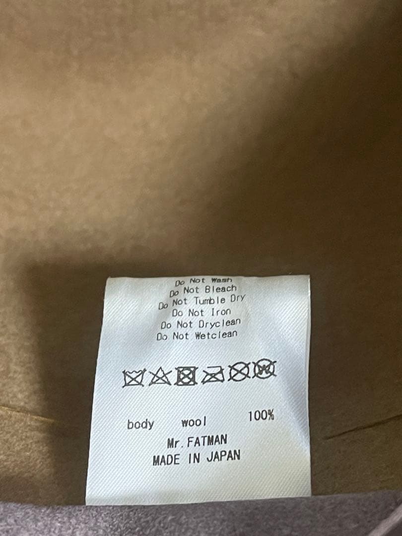 MR.FATMAN RockSteady Wool Hatウール フェルトハット