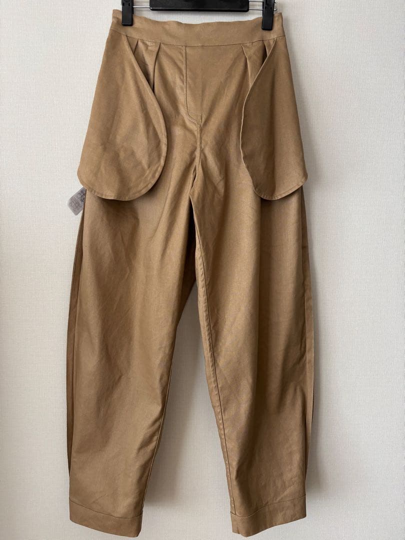 【美品】wafu リネンパンツ 感動の伸縮リネン ソロテックス ／ シャイン
