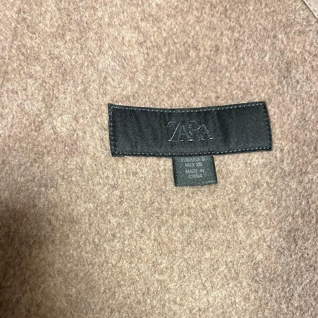 ZARA ウール ショートスカーフコート S